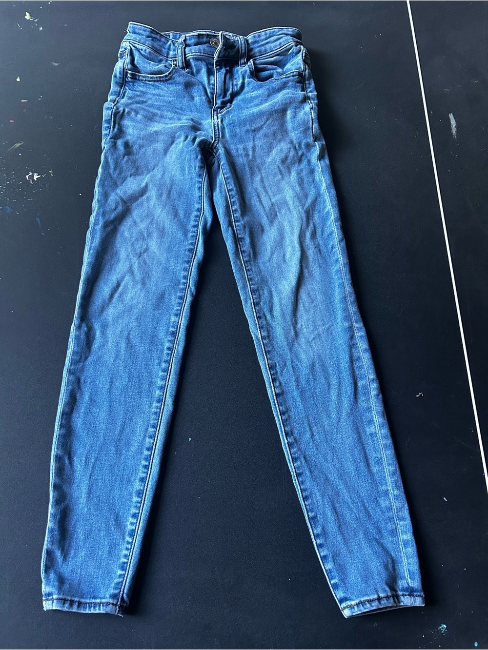 American Eagle Outfitters Skinny Jeans in Blue Wash